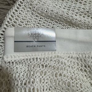 Serra White Beach Pants Coverup
